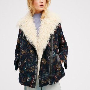 Free People Floral Coat